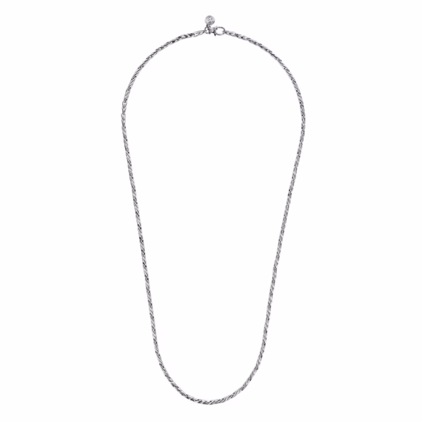 Men’s Sterling Silver 3.2mm Hollow Link Chain 24″ Fine Jewelry 13