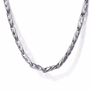 Men's Sterling Silver 3.2mm Hollow Link Chain 24