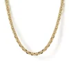 Men’s 14K Yellow Gold 2.85mm Hollow Link Chain 22″ Fine Jewelry 16