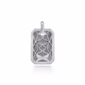 Men’s Sterling Silver Dog Tag Pendant Fine Jewelry 8