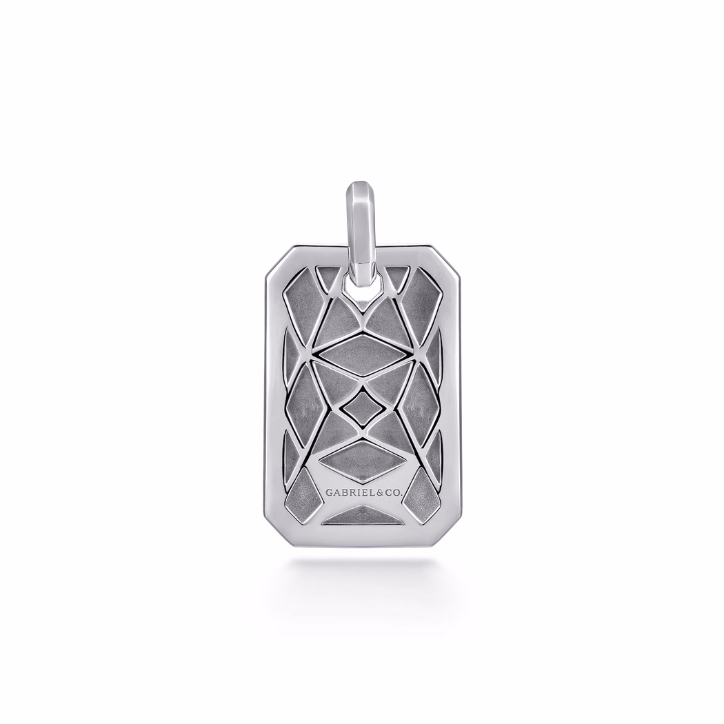 Men’s Sterling Silver Dog Tag Pendant Fine Jewelry 4