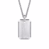 Men’s Sterling Silver Dog Tag Pendant Fine Jewelry 13