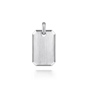 Men’s Sterling Silver Dog Tag Pendant Fine Jewelry 7