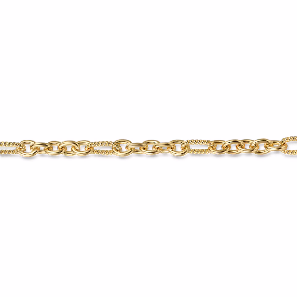 14K Yellow Gold Chain Link Bracelet 7″ Bracelets 2