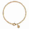 14K Yellow Gold Chain Link Bracelet 7″ Bracelets 10