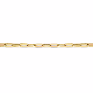 14K Yellow Gold 2.3mm Paperclip Chain Bracelet 7″ Bracelets 6