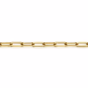 14K Yellow Gold 3.1mm Paperclip Chain Bracelet 7″ Bracelets 6