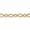 14K Two-Tone Link Chain Bracelet with .38ctw Diamonds 7″ Bracelets 12