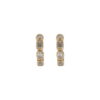 14K Yellow Gold Huggies with 1.39ctw Lab-Grown Diamonds Earrings 8