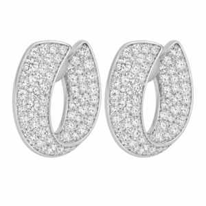 14K White Gold Earrings with 2.04ctw Diamonds