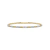 14K Two-Tone Flexible Bangle with .62ctw Diamonds Size 6.5 Bracelets 7