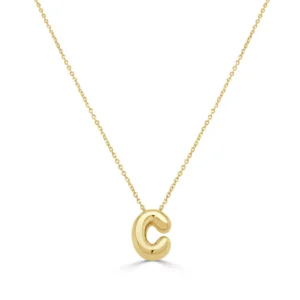 14K Yellow Gold Bubble 