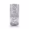 14K White Gold Stackable Ring with .65ctw Diamonds Size 6.5 Fine Jewelry 23