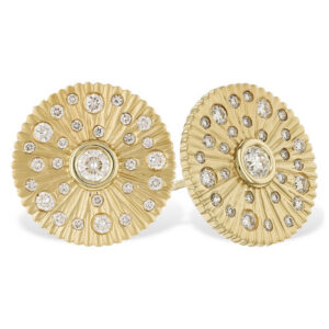 14K Yellow Gold Earrings with .51ctw Diamonds