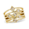 14K Yellow Gold Ring with .50ctw Diamonds Size 7 Fine Jewelry 10