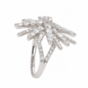 14K White Gold Starburst Ring with 2.86ctw Diamonds Size 7 Fine Jewelry 12
