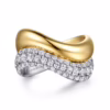 14K Yellow Gold Stackable Wave Ring Size 6.5 Fine Jewelry 28