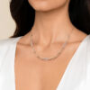 14K Two-Tone Bujukan Clover Link Necklace with .31ctw Diamonds Fine Jewelry 11