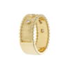 14K Yellow Gold Ring with .11ctw Diamonds Size 7 Fine Jewelry 11