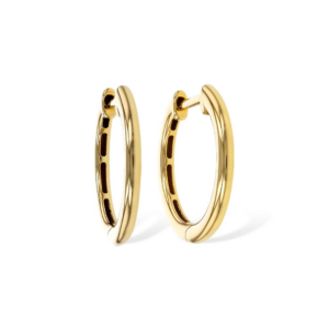 14K Yellow Gold Hoops 16mm