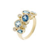 14K Yellow Gold Ring with 2.57ctw Topaz & .18ctw Diamonds Size 7 Fine Jewelry 11